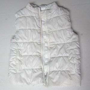 Carters 3t Sleeveless white puffed vest